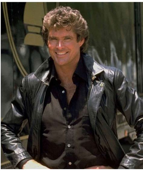 Michael Knight Rider David Hasselhoff Leather Jacket